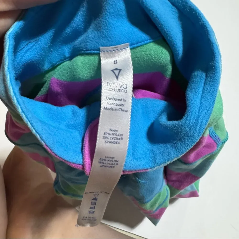 Ivivva Lululemon Striped Athletic Track Jacket